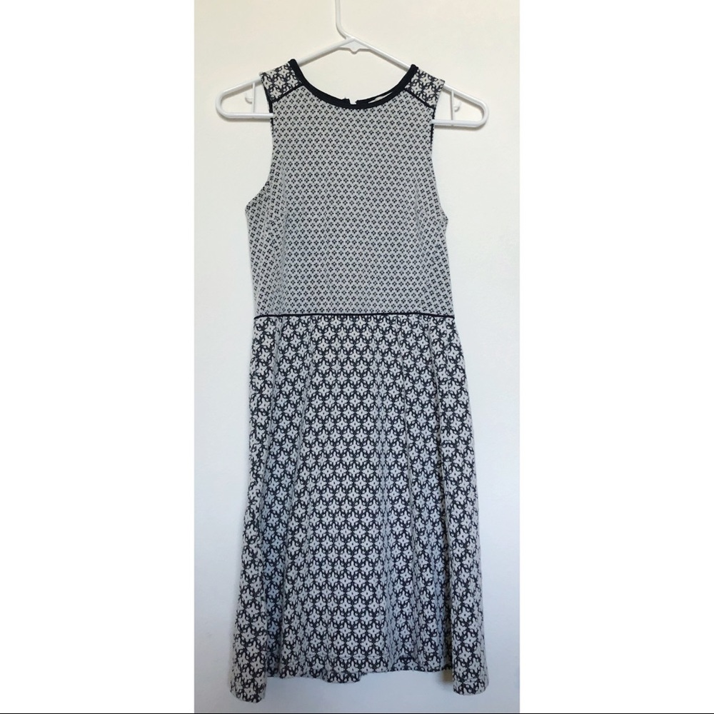 LOFT Jacquard Sleeveless Dress